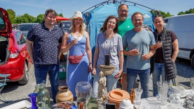 Bestes Wetter beim Frühjahrsflohmarkt auf dem Bayreuther Volksfestplatz am vergangenen Wochenende.  (Foto: sd)