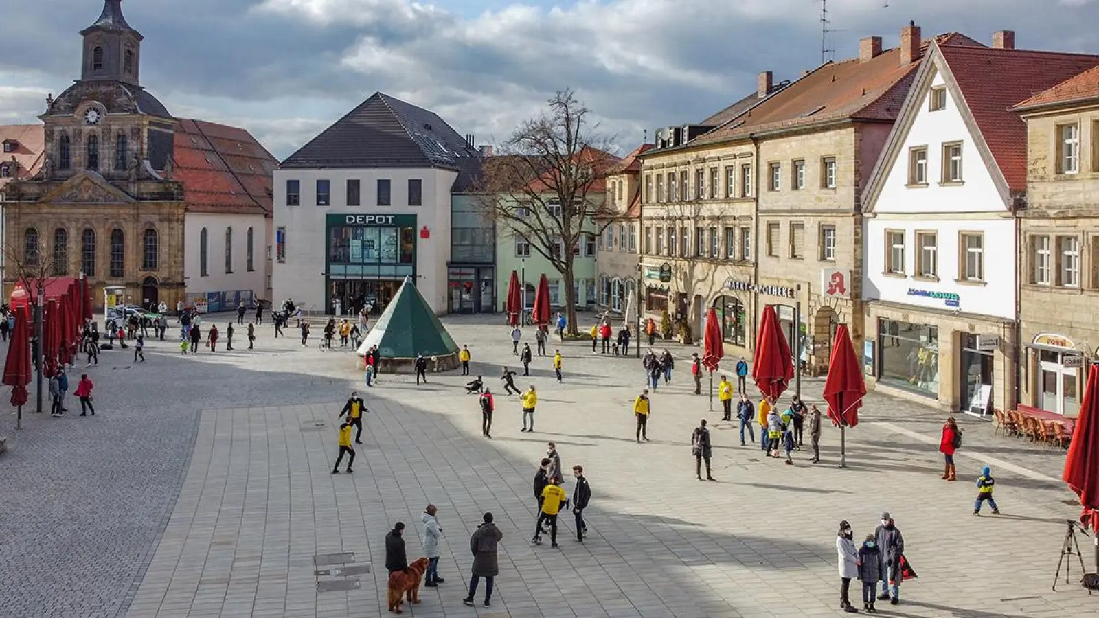 Corona-Virus in Bayreuth: Aktion „Sichtbar” wird wiederholt (Foto: Stefan Dörfler)