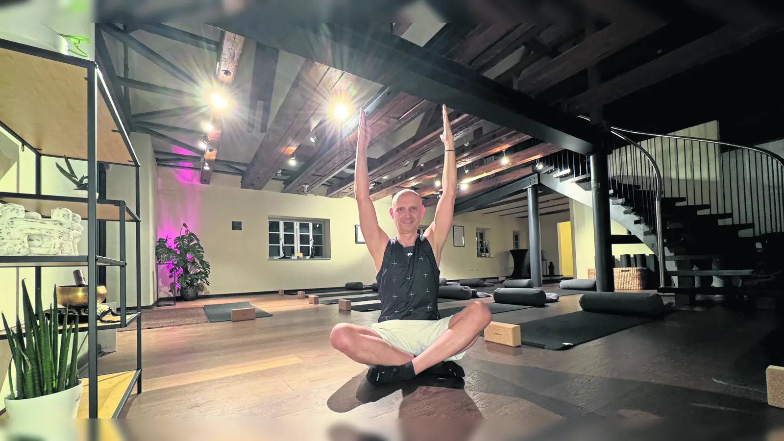 Markus Glatfeld hat eine Passion für Yoga.  (Foto: red)
