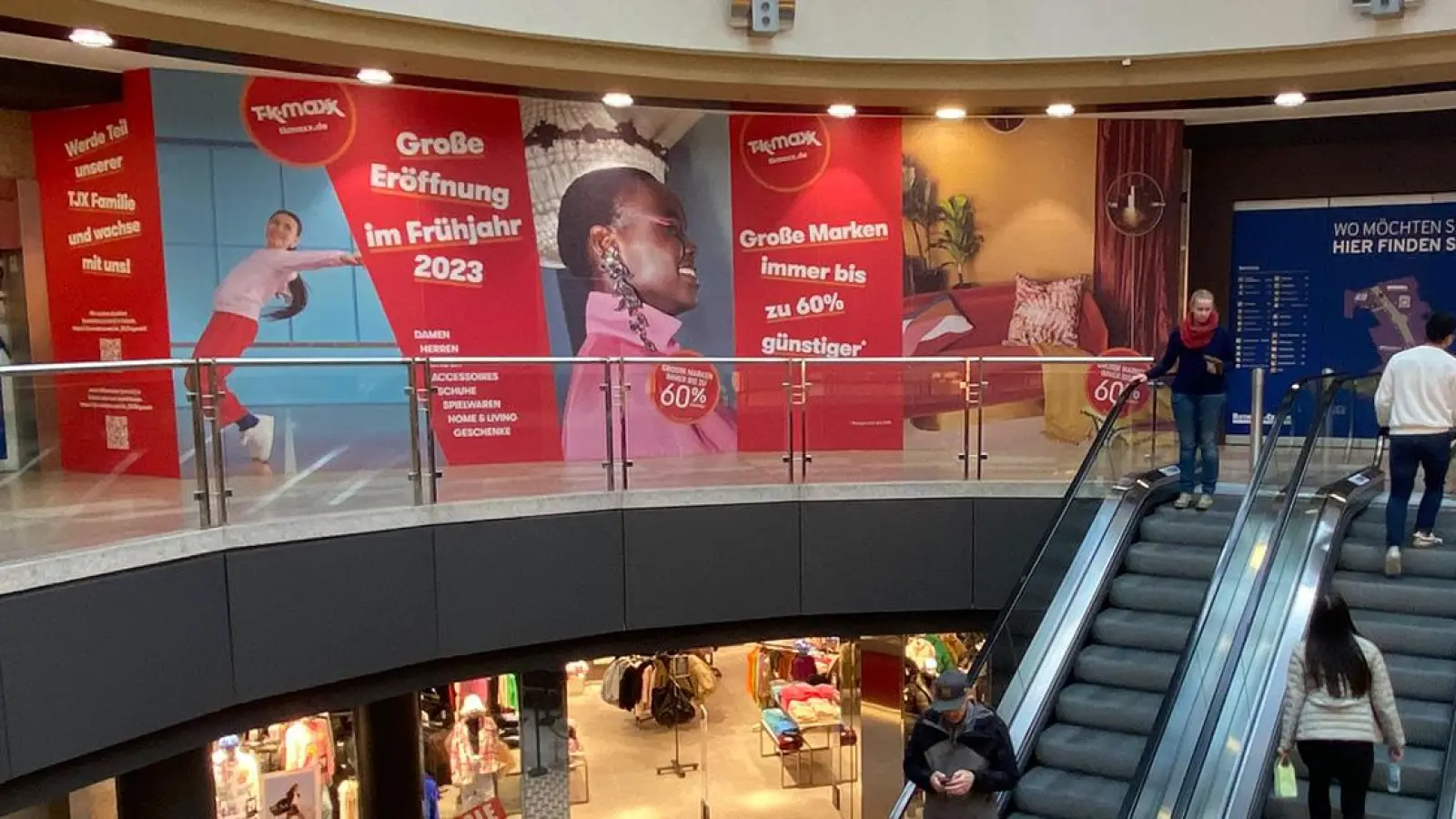 TK Maxx in Bayreuth: Im Rotmain-Center eröffnet er am 17. mai 2023. (Foto: Mohr)