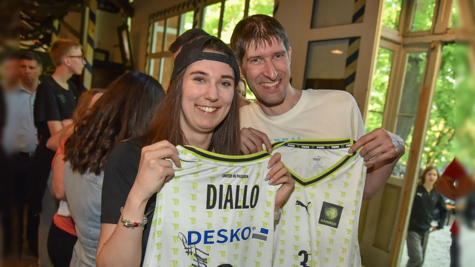 Viel los beim Fanfest des BBC Bayreuth auf dem Herzogkeller.  (Foto: sd)