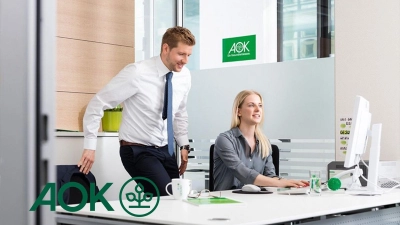 Ausbildung bei der AOK (Foto: © AOK-Mediendienst)