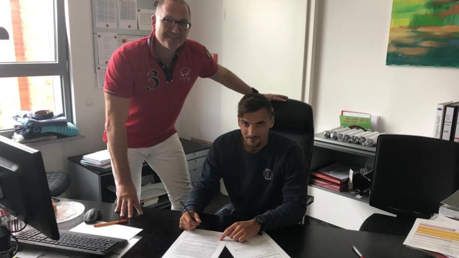 Sascha Marinkovic hat heute bei der SpVgg Bayreuth unterschrieben. Foto: SpVgg Bayreuth. (Foto: inBayreuth.de)