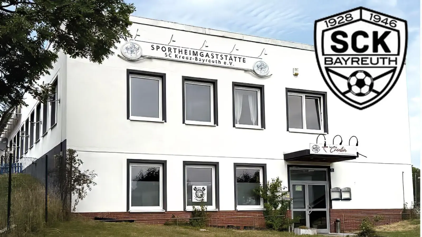 Die Sportheim-Gaststätte des SC Kreuz in der Egerstraße steht bereits seit längerer Zeit ohne Pächter da. (Foto: gmu)