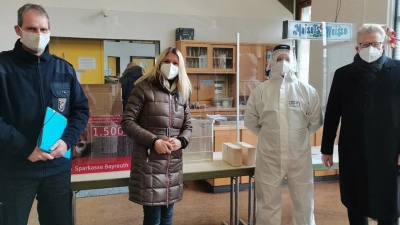 Corona in Bayreuth: Besuch im Testzentrum (Foto: inBayreuth.de)