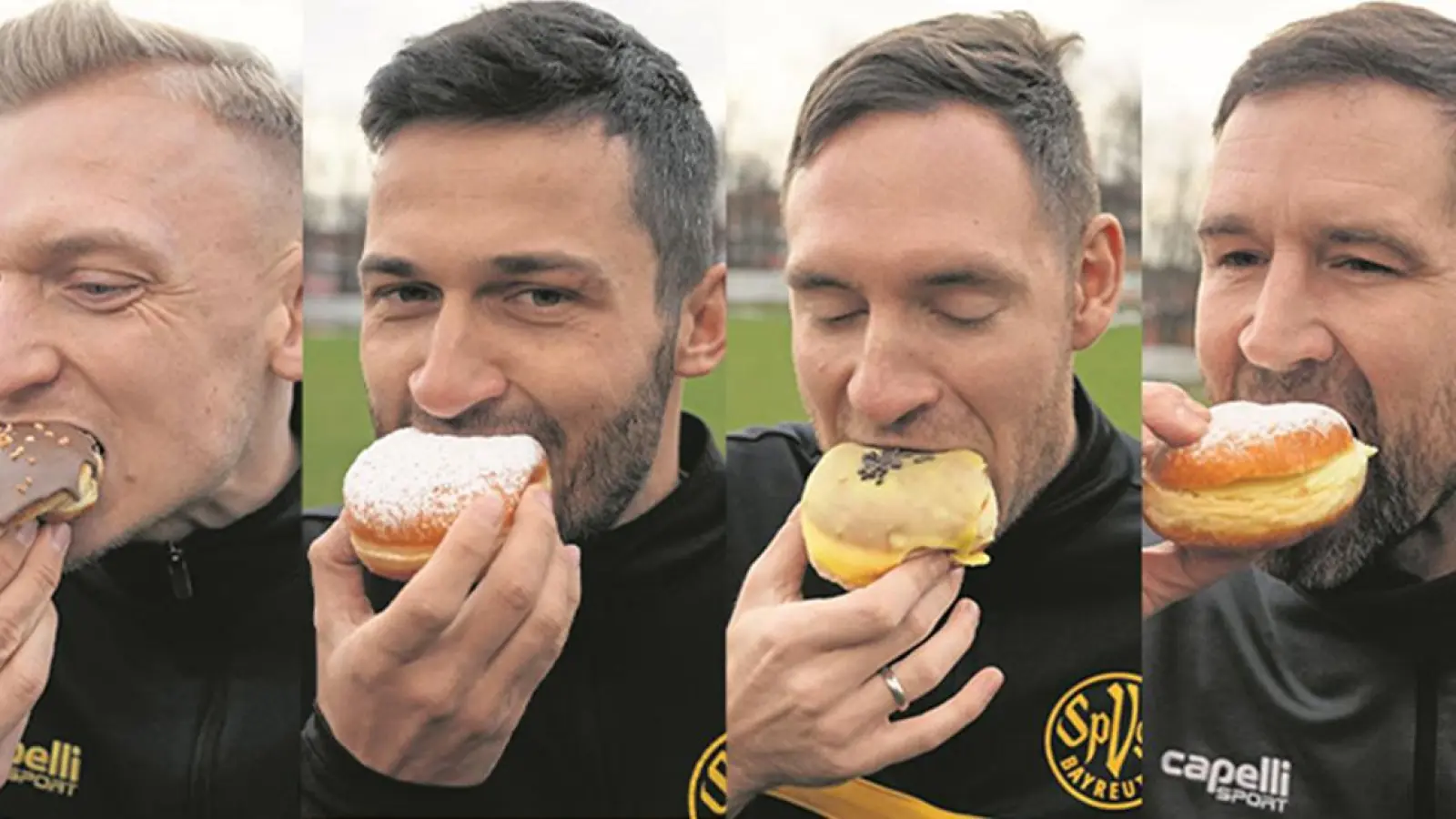 SpVgg Bayreuth Krapfentest (Foto: Thorsten Ochs, Montage Redaktion)