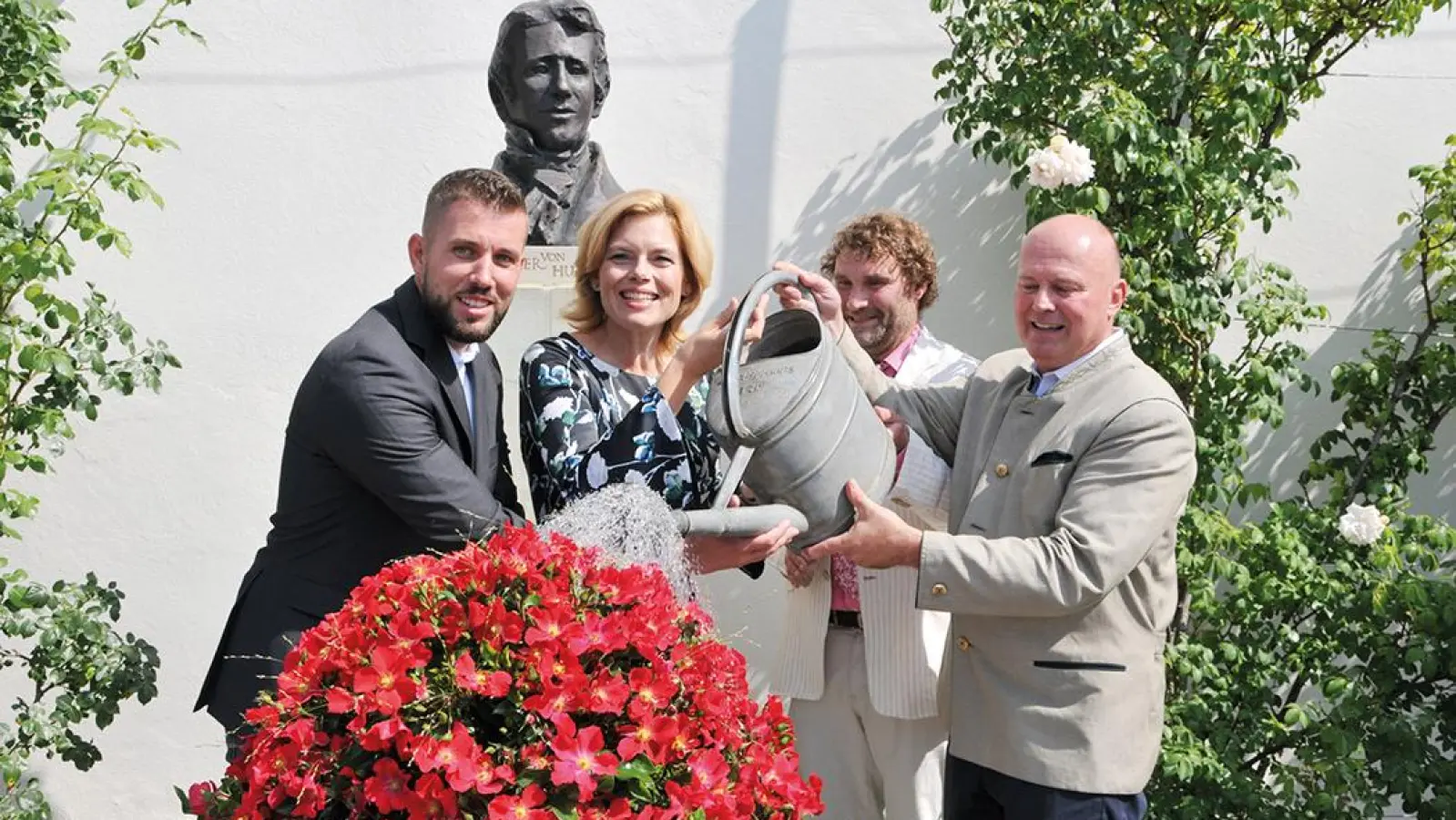 Rosentaufe Humboldt Goldkronach Julia Klöckner Foto red (Foto: inBayreuth.de)