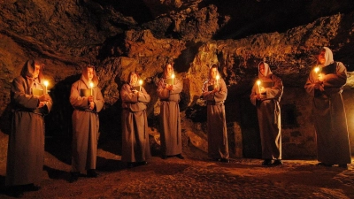 The Gregorian Voices Höhlenkonzert  (Foto: Burg Rabenstein)