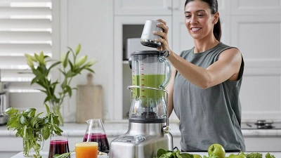 Fit in den Frühling: Am besten bereitet man Smoothies und Säfte selber zu. (Foto: djd/Sage Appliances GmbH)
