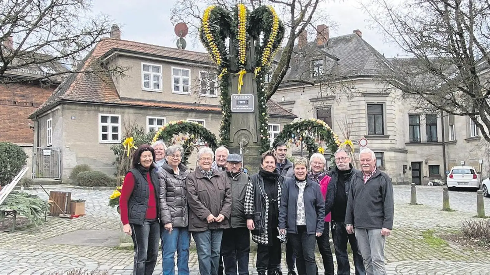 Osterbrunnen St. Georgen in Bayreuth. (Foto: Lenkeit)