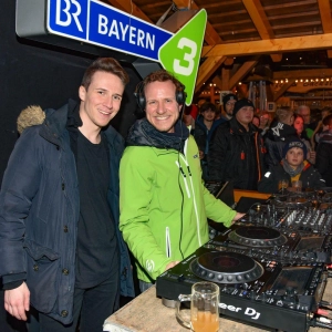 DJ Glockenbach im Bayreuther Winterdorf (Foto: Stefan Dörfler)