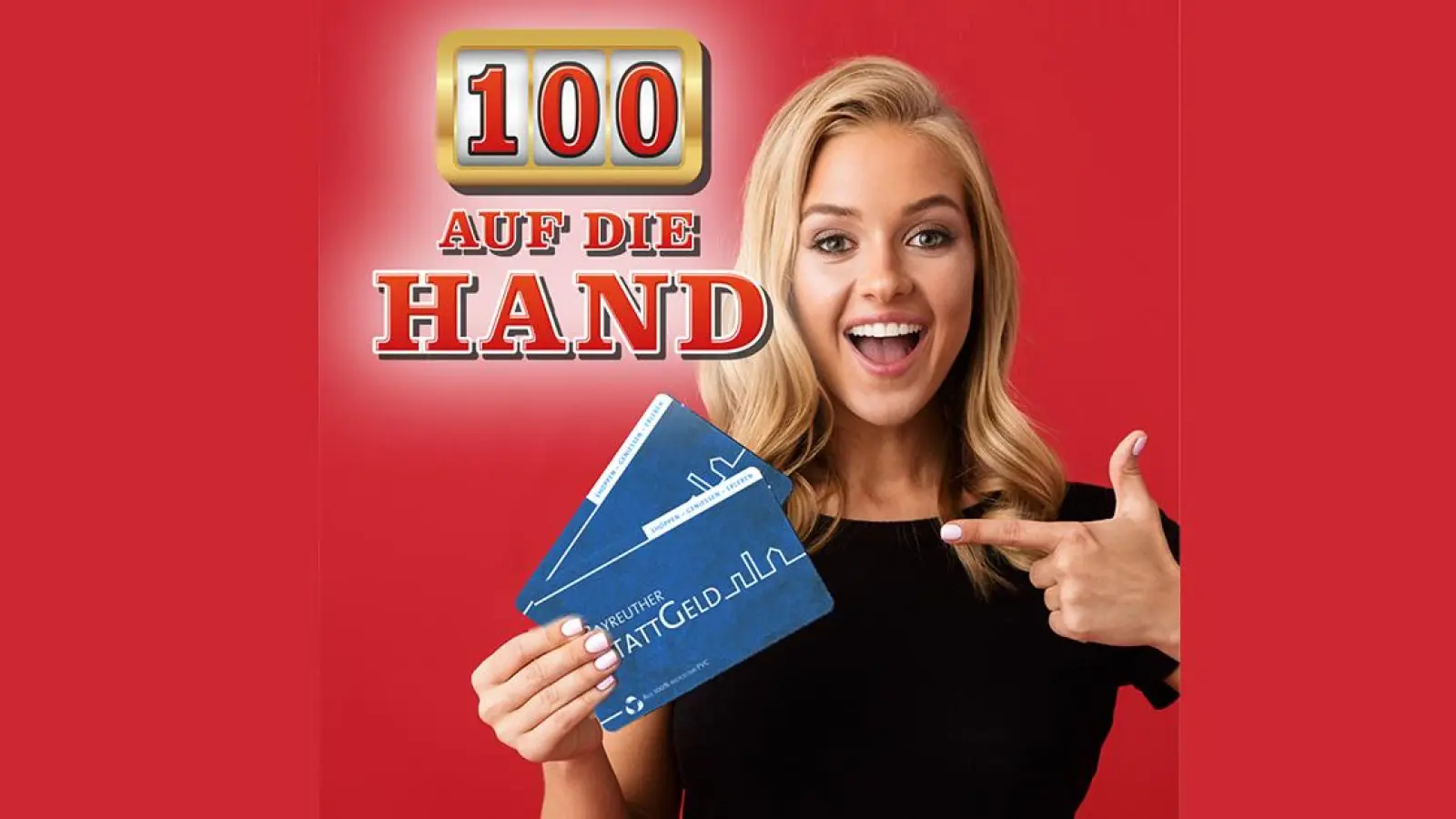 Gewinnspiel: „100 auf die Hand!” - 2 x 100 € StattGeld (beendet) (Foto: red)