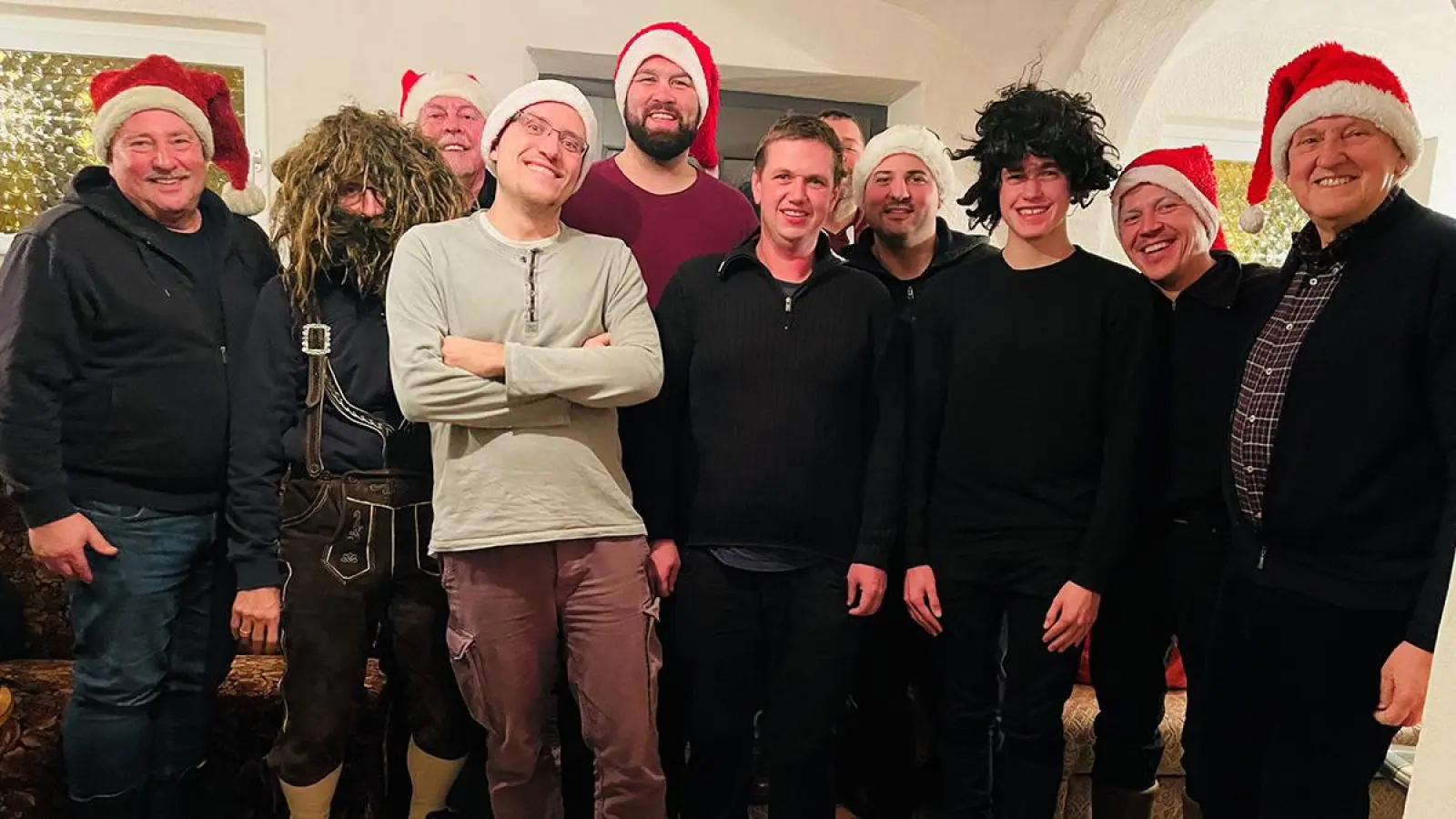 Gute Stimmung: Die Nikoläuse der Bindlacher CSU. (Foto: Redaktion Bindlach)