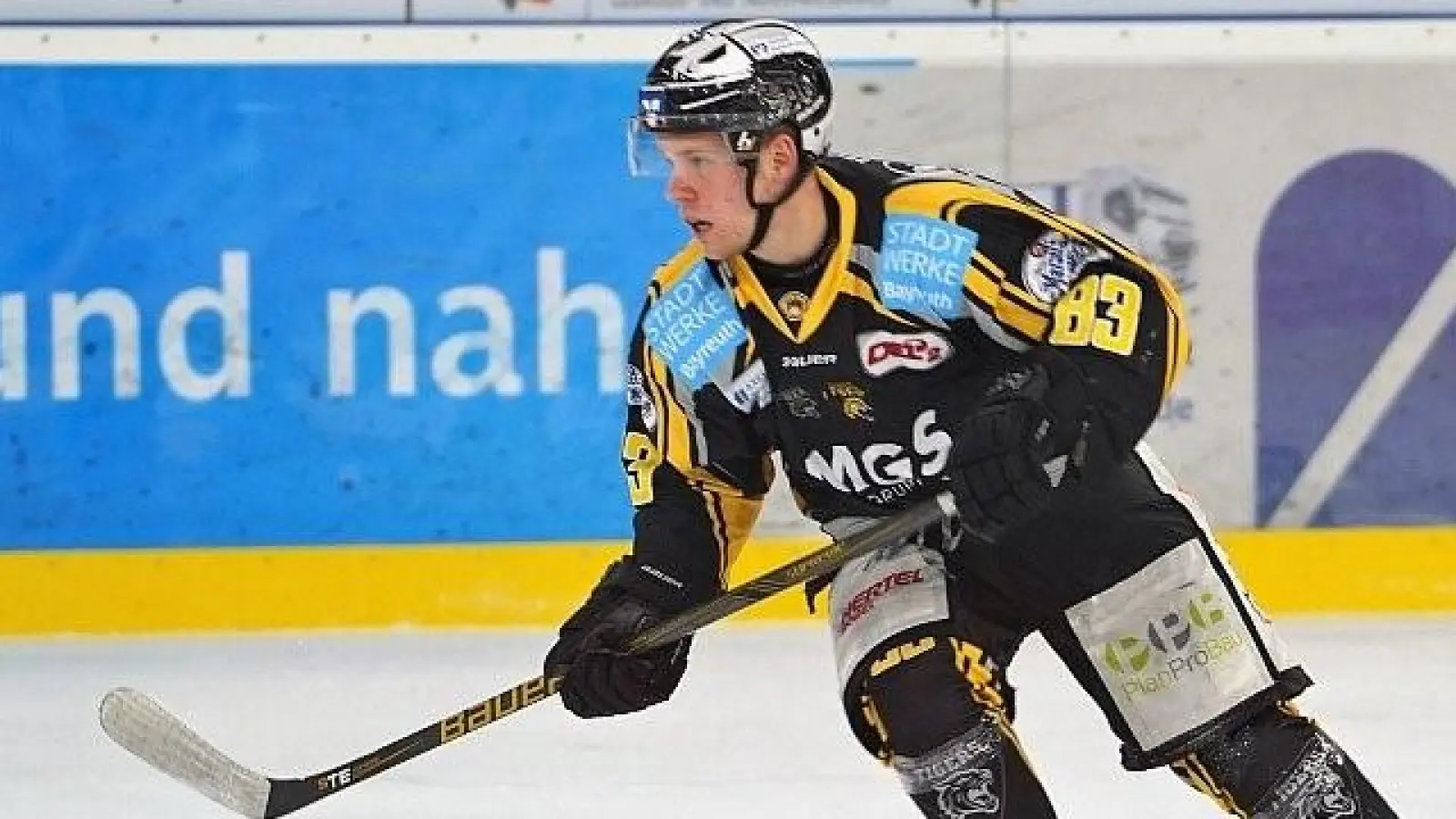 Kevin Kunz wird weiter für die Bayreuth Tigers aufs Eis gehen. / Foto: Bayreuth Tigers Eishockey GmbH (Foto: inBayreuth.de)